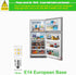 E14 LED Light Bulbs, European Base Refrigerator Bulb for Particular Fridge Freezer Turkish Lamp E14 Socket 120V Daylight White 6000k Non Dimmable ...