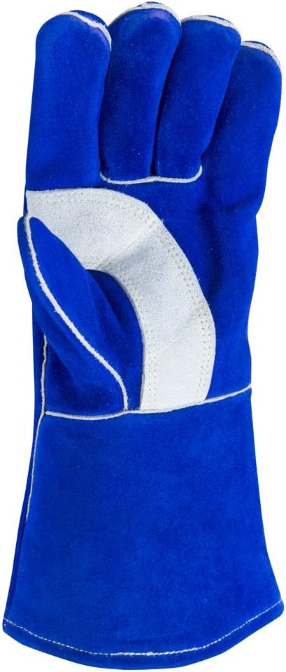 Wells Lamont mens 1054ln Welding Gloves, Blue, Large Pack of 2 US...