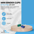 1InTheOffice Mini Binder Clips, Paper Clamp, Metal Binder Clips, Document Binder Clip, Assorted Color, 60 Pack...