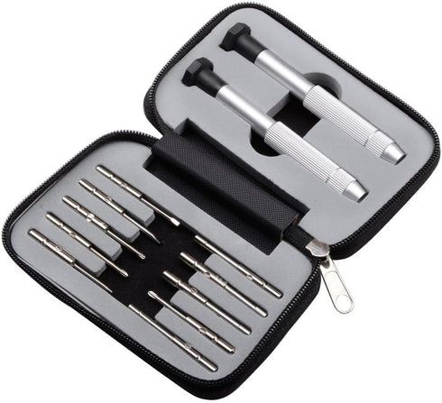 Pocket Precision Screwdriver Set, Pasway 12-pieces DIY Mini Precision Screwdriver Nutdriver Repair Tool Kit for Watch Mobile Pocket Clock Eyeglass...