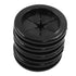 4pcs 1-3/16 (30mm) Inch Black Double Sided Desk Hole Grommets, Six-Petaled Rubber Cable Cord Organizer, Desk Hole Cover Wire Hole Insert for Home ...