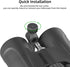 Binocular Tripod Adapter, Binocular Mount 1/4 Inch Threading Mount Aluminium (s1)...