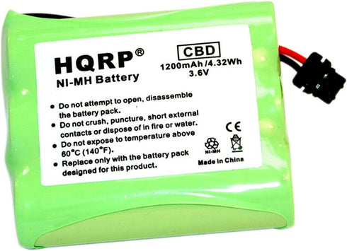 HQRP Cordless Phone Battery for Uniden BT-1006 BT1006 EXI916, EXI917 EXI960 EXI976 EXI8965 EXI916 EXI917 EXI960 EXI976 Replacement Extended High-C...