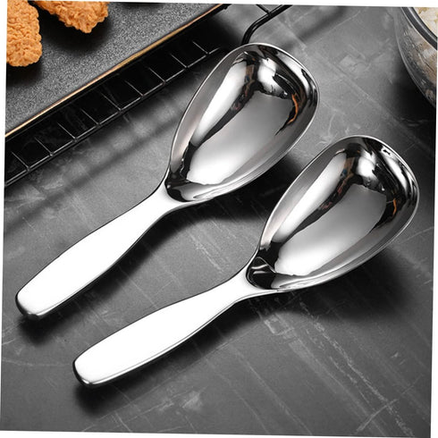 Serving Spoon Serving Spoon Appetizer Spoons Metal Serving Spoons Stainless Steel Serving Utensils Non Stick Rice Scooper Potato Spoon Food Servic...