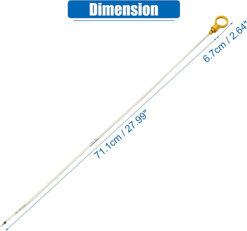 uxcell 1 Pcs Engine Oil Dipstick Engine Oil Fluid Level Dipstick for Chevrolet Camaro Z28 Z28 SS 5.7L V8 Gas 1998-2002 No.12551581...