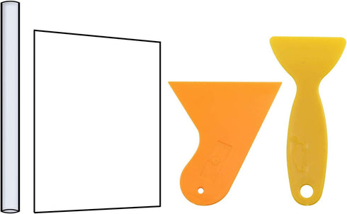 Tegg Rubber Clay Tools Solid Acrylic Clay Rollers with Sheet Backing Board Assisted Shovels for Rubber Clay Ultra-Light Clay DIY Making...