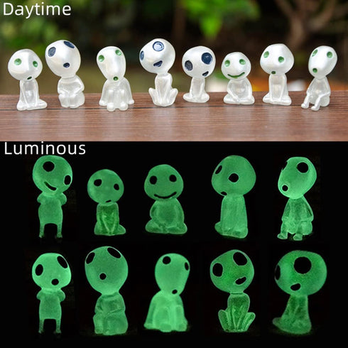 Fairy Garden Accessories, Luminous Ghost Tree Elves Miniature for Micro Landscape Gnomes Garden, Outdoor Patio Lawn Yard Decoration, Halloween Dec...