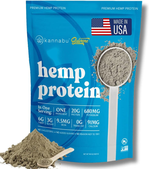 Hemp Protein Powder | 20G Plant Protein Per Serving | All Natural Fiber Iron Potassium Magnesium Omega 3 6 9 | Hemp Seeds Superfood | Vegan Gluten...