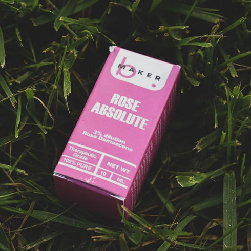Organic Rose Absolute Essential Oil for Skin, Aromatherapy, Diffuser, Face, Hair and Crafts - Therapeutic Grade Organic Rose Essential Oils - 3% D...