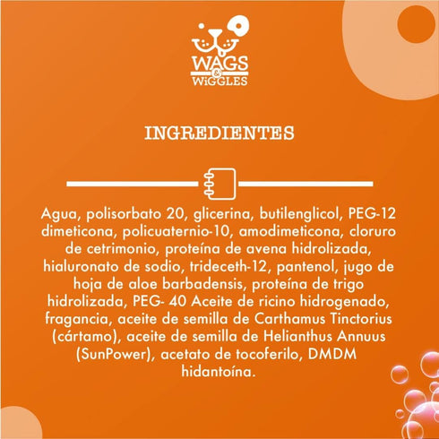 Wags & Wiggles Smooth Detangling Spray in Juicy Apricot | Dog Grooming Detangler Spray to Eliminate Knots, Mats, and Tangles | Dog Freshening Spra...