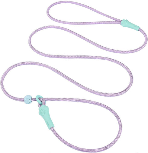 No Pull Dog Leash Slip Lead Dog Leash Dog Leash for Small Medium Large Dogs 6Ft 8 Colors Classic Dog Leash Dog Rope (Purple)...