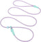 No Pull Dog Leash Slip Lead Dog Leash Dog Leash for Small Medium Large Dogs 6Ft 8 Colors Classic Dog Leash Dog Rope (Purple)...