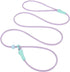 No Pull Dog Leash Slip Lead Dog Leash Dog Leash for Small Medium Large Dogs 6Ft 8 Colors Classic Dog Leash Dog Rope (Purple)...
