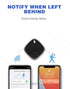 Key Finder,Item Finder Works with Apple Find My (iOS only), Smart Bluetooth Tracker for Suitcase, Bags, Wallets,Pets and More. Replaceable Battery...