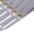 Sewing Ruler, Aluminum Crafting Sewing Gauge Ruler Seam Guide Ruler Seam Gauge Sewing Supplies DIY Adjustable Length for Buttons, Pleats & Crafts...