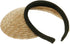 MG Ladies Sewn Braid Wheat Straw Clip-On Visor (Natural)...