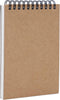 AB Max Sketchbook A6 - Wirebound Notebook Manuscript Shorthand Pad with Kraft Cover Cartridge Paper for Art Drawing Diary Letter Memo Writing...