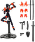 ?Assembled? T13 Action Figure, Samurai Style Titan 13 action figure Set with Bracket and 6 Weapons Dummy 13 action figure Nova 13 Lucky Multi-Join...