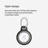 Belkin Apple AirTag Reflective Secure Holder With Key Ring - AirTag Holder - AirTag Keychain Accessories - Reflective & Scratch Resistant AirTag C...