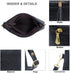PORT&LOTUS Casual Crocodile Pattern Crossbody Bags Tassels Zipper Shoulder Bag Ladies Purses for Women...