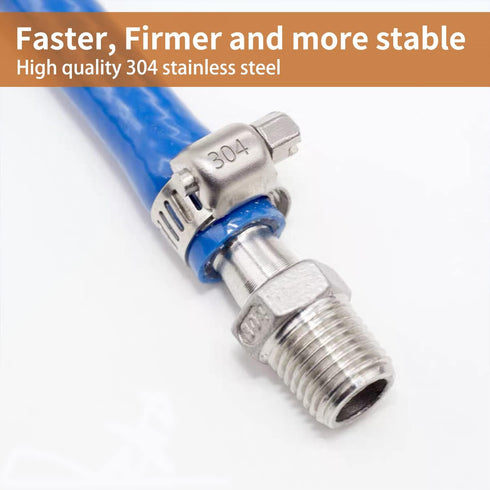 Hose Clamp Assortment, 45 Pack Stainless Steel Hose Clamps Kit Worm Gear Fuel Line Pipe Clamps (1/4 in to 1-1/8 in)...