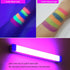Glow in The Black Light Face & Body Paint, Neon Glow Fluorescent Face Paint Crayons for Halloween Club Makeup Xmas Glow Party...