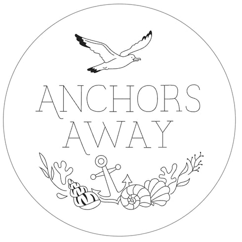 Nautical Embroidery Pattern Transfers (set of 10 hoop designs!)...