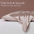 Silk Pillowcase for Hair and Skin 2 Pack 100% Mulberry Silk Bed Pillowcase Hypoallergenic Soft Breathable Both Sides Silk Pillow Case with Hidden ...