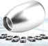 5 Speed Car Gear Shift Knob, Manual Gear Shift Knob Stick Head Shifter Lever Stick with 3 Adapters 8/10/12mm(Silver)...