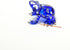 Handmade Mini 2" Glass Blue Frog Figurines Blown Glass Art/Miniature Animals/Collectible Figures Gift Ideas/Tiny Ornament Cool Stuff Decor N5...