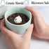Lucky Cat 3D Cute Cartoon Animal Ceramics Coffee Cup - World's Greatest father, 8 OZ Coffee Mugs - Gift for Best Dad Mom Husband Wife Uncle Aunt G...