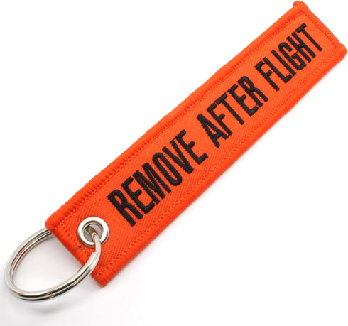 Rotary13B1 - Remove After Flight Keychain - Orange...