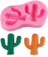2-Pack Cactus Silicone Molds Set - MoldFun Cacti Mold for Fondant, Gum Paste, Chocolate, Candy, Candle, Polymer Clay...
