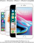 2 Pack Screen Protector for iPhone 8, iPhone 7, iPhone 6s and iPhone 6 - Tempered Glass Screen Saver, Phone Case Friendly, Lifetime Replacement, P...