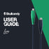 Skullcandy Line Round Charging Cable, USB-C to Lightning - Dark Blue/Green, 20W 4ft...