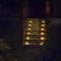 Solar Lights for Steps Decks Pathway Yard Stairs Fences, LED lamp, Outdoor Waterproof, Warm Light, 2 Pack...