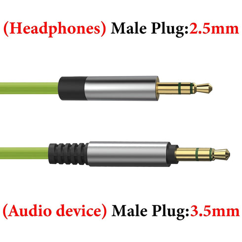 GEEKRIA Audio Cable Compatible with AKG N60NC, N700NC, N60, Y600NC, Y500, Y50, Y40, Y50BT, Y45BT, N90Q Headphones Cable, 3.5mm to 2.5mm Replacemen...