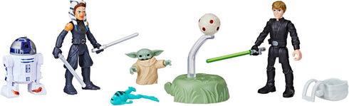 STAR WARS Mission Fleet, 2.5-Inch Scale Grogu Action Figure Set with 4 Figures & 7 Accessories, Toys for 4 Year Old Boys & Girls...