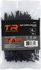 TR Industrial Multi-Purpose UV Resistant Black Cable Ties, 4 inches, 100 Pack...