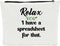 Accountant Gifts, Funny Makeup Bag Gifts, Relax, I Have A Spreadsheet for That, Funny Gifts for Boss, CPA, Coworker, Women, Employee Makeup Bag, I...