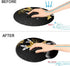 Memory Foam Wrist Support Mouse Pad Comfortable Padded Wrist Mousepads 9in X10in Desktop Notebook Mouse Mat (Silver Golden Butterfly foam)...