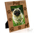 KATE POSH - Best Pug Ever Engraved Natural Wood Picture Frame, Dog Lover, Pug Life, Paws Gifts for Birthdays, Memorial, New Puppy (5x7-Vertical)...