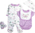 Reborn Baby Dolls Clothes Outfits 22 Inch Girl Clothing Accessories 5 Pcs Set for 20-23 Inch Newborn Reborn Dolls...