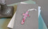 First Communion Gift for Girl - Handmade in USA Pink Mosaic Glass Cross with Sentiment...