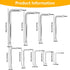 9 Pcs Hex Key Set, L Shape Metric, High Hardness, Harden CRV Steel, Size 1.5-10mm/1/16 to 3/8 Inch, Ball End Hex Allen Key Wrench Kit...