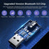 Bluetooth Receiver Adapter, BAVNCO Bluetooth 5.0 Stereo Receiver Hands-Free Car Kits Mini Wireless 3.5mm Aux Output Audio Adapter Transmitter for ...