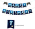 DIY Blue Video Game Happy Birthday Banner Game Theme Party Boys Player Party Decorations Supplies...