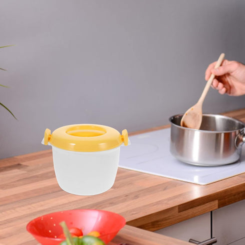 DOITOOL Microwave Rice Cooker,Mini Rice Cooker for Microwave Oven,Microwave Cookware Microwave Steamer for Vegetables,Pasta,Chicken,Bacon...