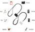 Phone Lanyard Cell Phone Neck Strap Crossbody with 3 Phone Tether Tabs Phone Patches, 2x Adjustable Thick Rope Lanyards Phone Holder Cell Phone La...