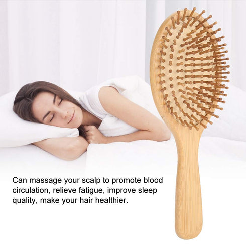 Massage Scalp Promote Blood Circulation Anti-Static Hair Comb, Wooden Hair Comb, Wooden Hair Brush Massage Comb for Hair Care Hairdressing Supplie...